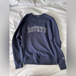 Rothy’s branded champion sweater